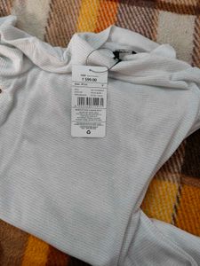 White Turtleneck Top