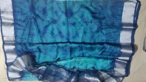 Fancy Mirror Zari Saree With Blouse