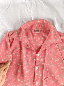 Boxy Crop Shirt