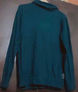 Sea Green Winter Top For Girl Or Women 36 Bust