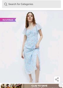 Ginger by Lifestyle Blue Embroidered Maxi Dress