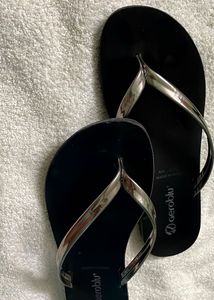 Women Black Slippers