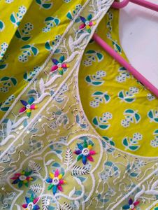 Yellow Straight Kurta