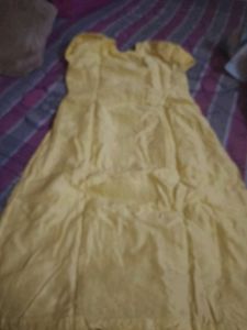 Yellow Embroidered Kurta