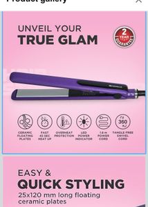 Purple Hair Straightener