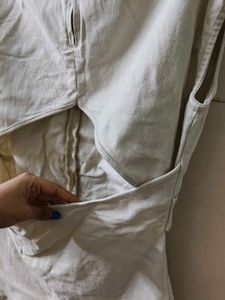 White Denim Dress