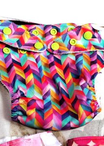 Supper bottom uno cloth diaper with booster pad