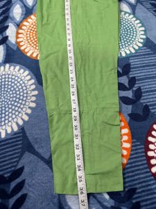 Green Plazo Suit