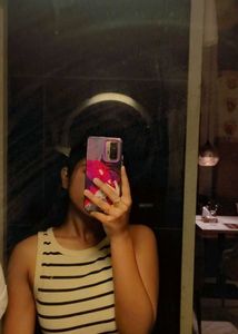 Striped Crop Tank Top