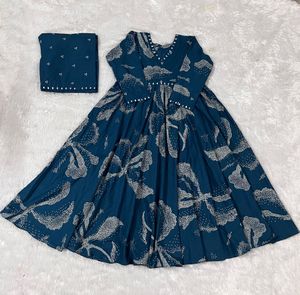Aliya cut cotton kurti set