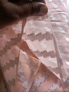 Pink jari saree