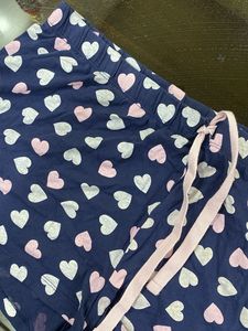 Cute Heart Print Shorts