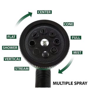 8 Pattern Water Spray Gun Trigger High Pressure