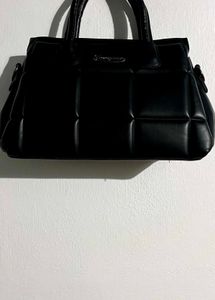 Black Quilted Handbag