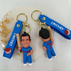 Dhoni Cricket Keychain