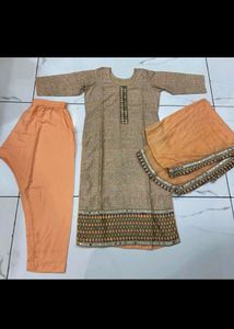 KURTI PANT DUPATTA PAIR