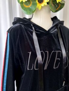 Korean Velvet Hoodie Dress
