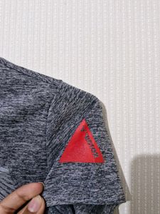 Victor Badminton Tshirt (Grey)