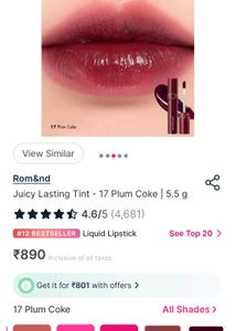 Romand Juicy Lasting Tint - Plum Coke