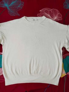 Off White Stylish Top For Girls
