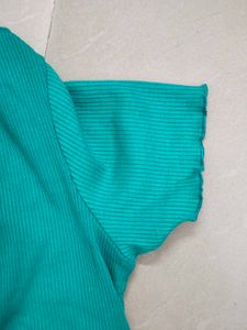 Green &#39;Who Cares&#39; Tee