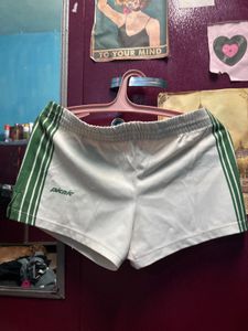 Picnic White Striped Shorts