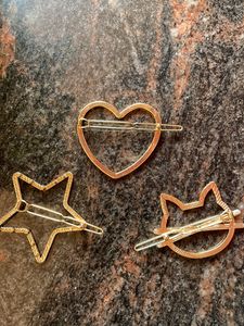 Metal Hair Clip (Gold)