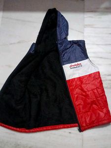Boys Sleeveless Hooded Jacket