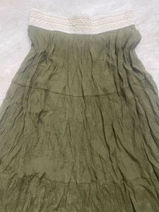 Olive Green Skirt