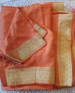 BANARASI SILK SAREE WITH BLOUSE