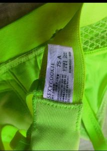 Neon Yellow Sports Bra