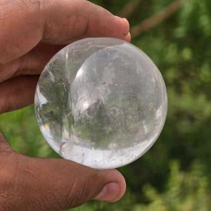 Handmade Clear Quartz Sphere | Natural Crystal Bal
