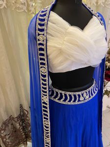 Royal Blue Lehenga Choli Set