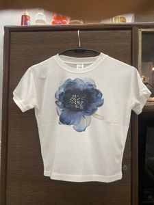 Floral Print White T-Shirt