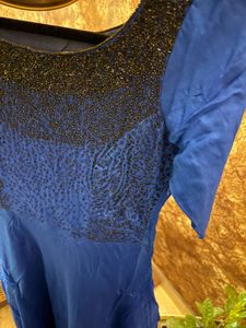Navy Blue Festive Gown
