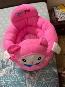 Pink Bunny Baby Support Seat