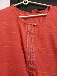 4XL Coral Kurta