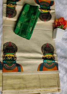 Kerala Kasavu Saree