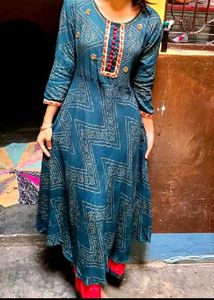 Elegant Printed Kurta Plazzo Set