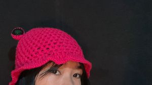 Funky Pink Knitted Hat