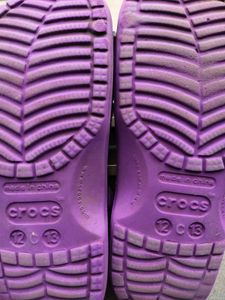 Purple Crocs