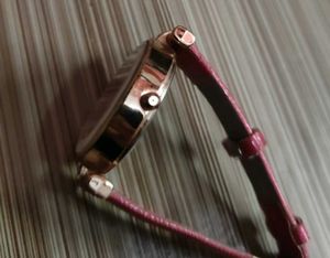 Pink Watch With White Dial