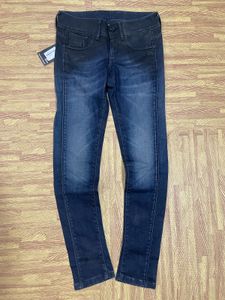 Men New  Denim Blue Unique Jeans