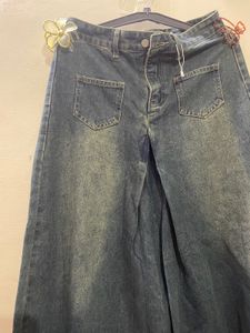 Wide Leg Flared Jeans