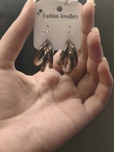 Gold Triple Hoop Earrings