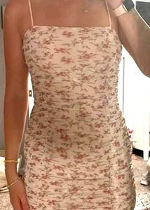 Flower Print Bodycon Dress