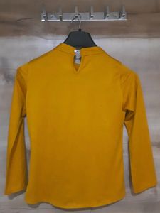 Spandex Mustard Color Top 😍
