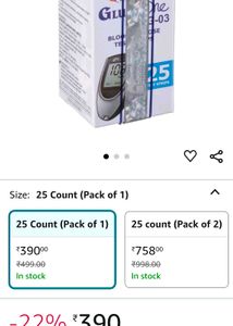 Dr Morepen Gluco One BG03 glucose Test Strips