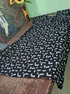 Bindass female collection Women Nighty (Black)Supe