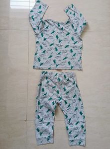 Dino Nightsuit Set